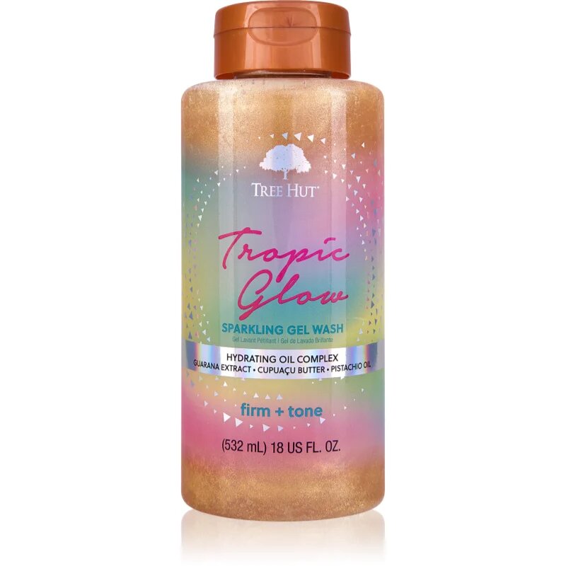 Tree Hut Tropic Glow Foaming Gel Wash vlažilen gel za prhanje za bleščeč sijaj 532 ml