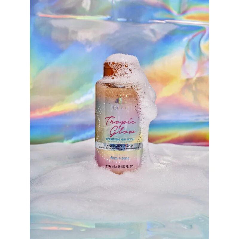Tree Hut Tropic Glow Foaming Gel Wash vlažilen gel za prhanje za bleščeč sijaj 532 ml