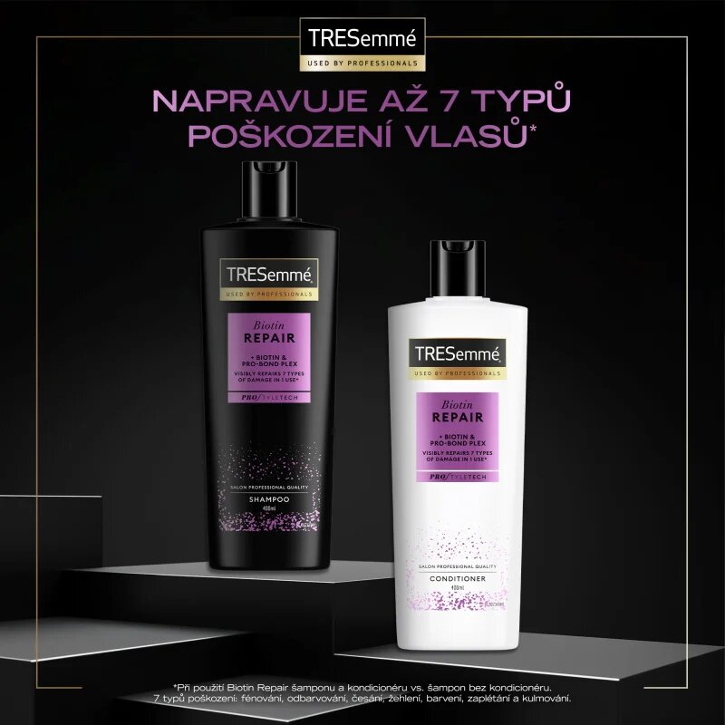 TRESemmé Biotin Repair krepilni šampon za poškodovane lase 400 ml