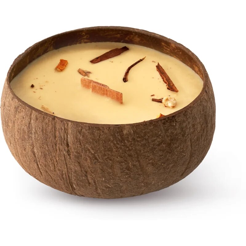 Tropicandle Apple & Cinnamon dišeča sveča z lesenim stenjem 350 ml