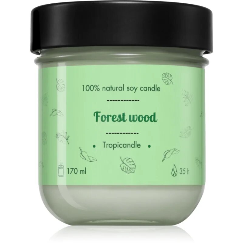 Tropicandle Forest Wood dišeča sveča 170 ml