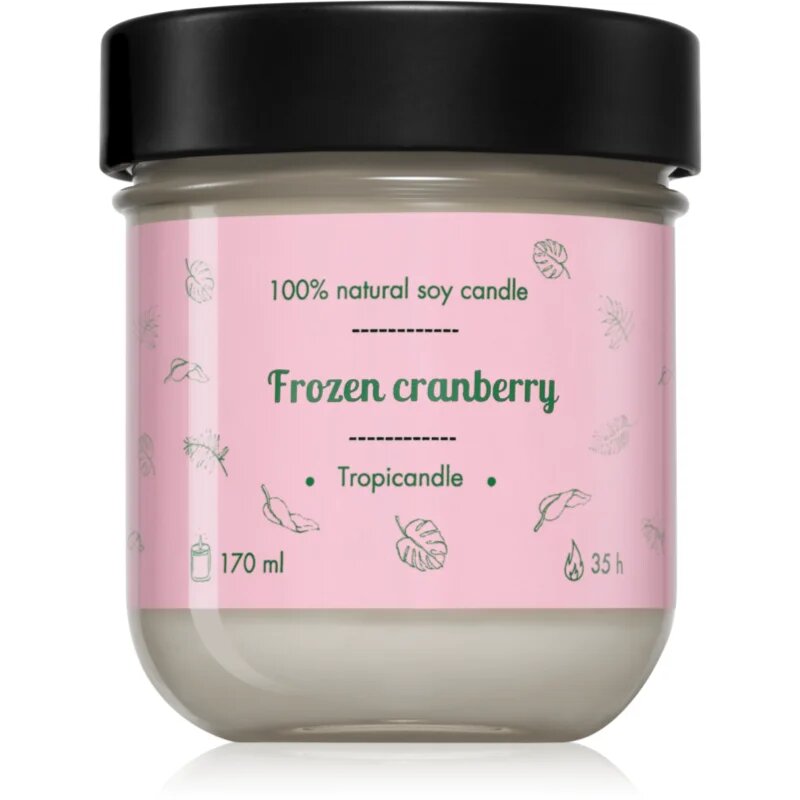 Tropicandle Frozen Cranberry dišeča sveča 170 ml