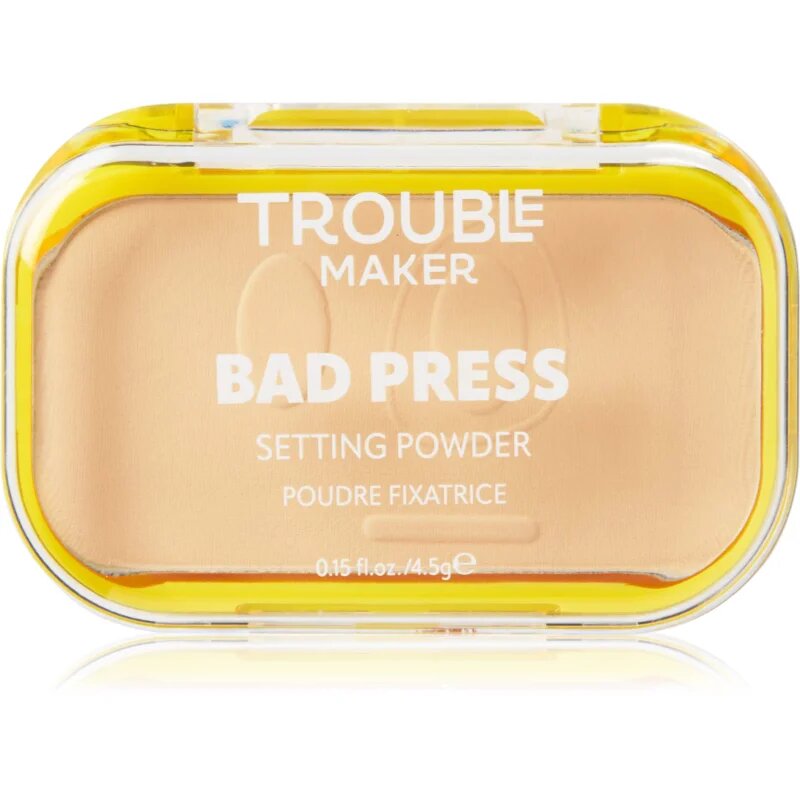 Trouble Maker Bad Press Setting Powder fiksacijski puder odtenek Click Bait Light 4.5 g