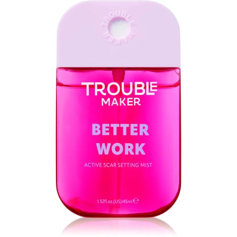 Trouble Maker Better Work pršilo za fiksiranje make-upa za problematično kožo 45 ml