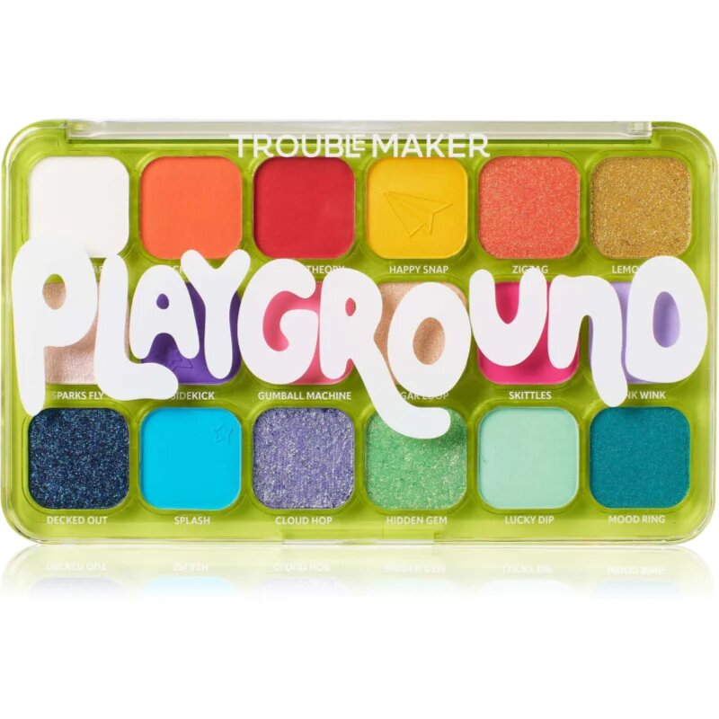 Trouble Maker Big Trouble paleta senčil za oči odtenek Playground 27 g