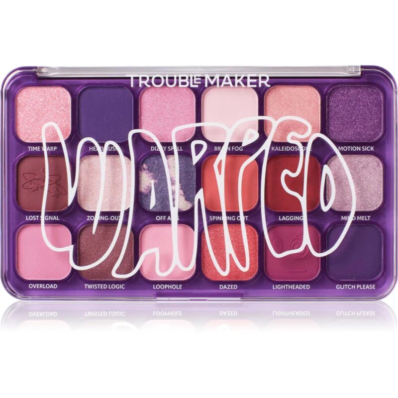 Trouble Maker Big Trouble paleta senčil za oči odtenek Warped 27 g