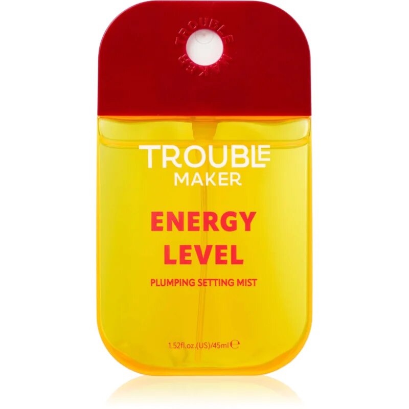 Trouble Maker Energy Level pršilo za fiksiranje make-upa za osvetlitev kože 45 ml