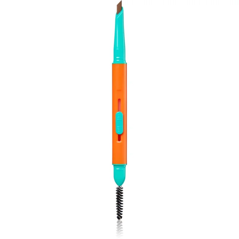 Trouble Maker Feral Brow Blade svinčnik za obrvi s krtačko 2v1 odtenek Light Brown 0.12 g
