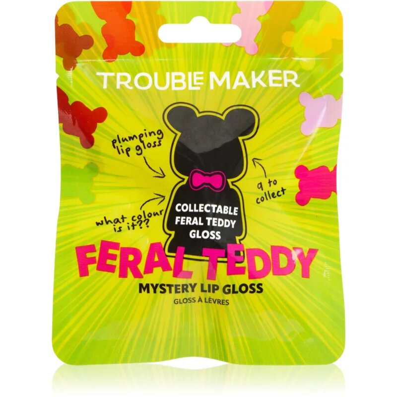 Trouble Maker Feral Teddy Mystery Plumping Lip Gloss sijaj za ustnice z učinkom povečanja 1.1 ml
