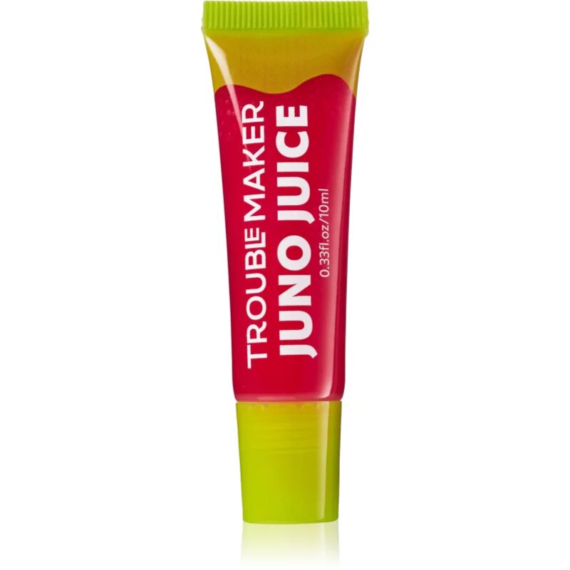 Trouble Maker Juno Juice Lipgloss sijaj za ustnice odtenek Paris Hot Pink 10 ml