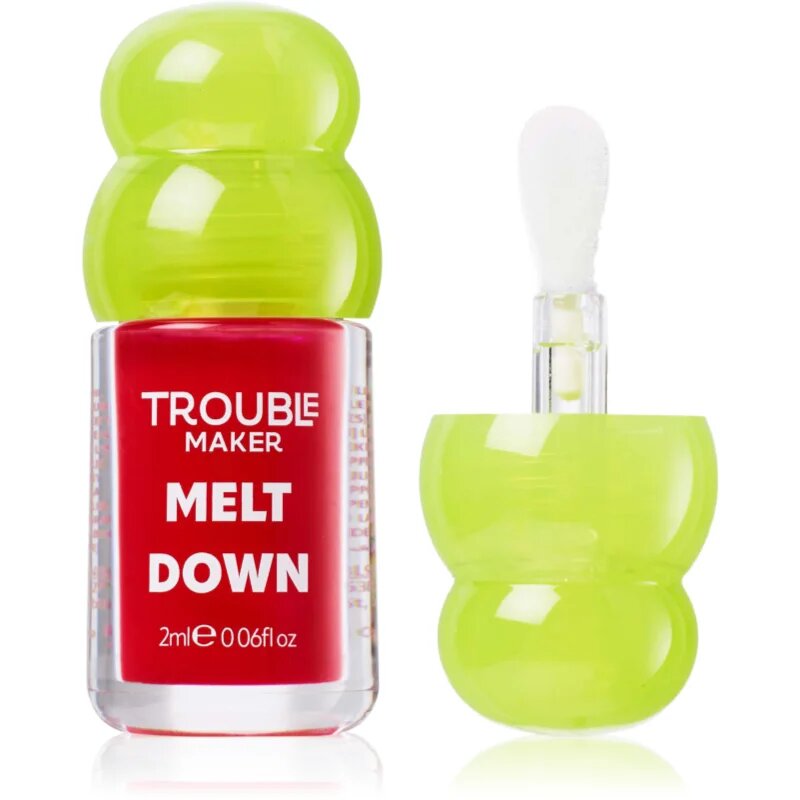 Trouble Maker Melt Down Lip Oil olje za ustnice odtenek Overload Pink 3 ml