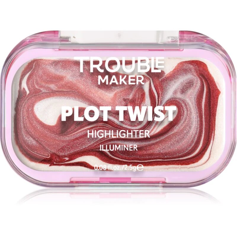 Trouble Maker Plot Twist Cream Highlight trdi kremasti osvetljevalec odtenek Earth Turnt Bronze 2.5 g