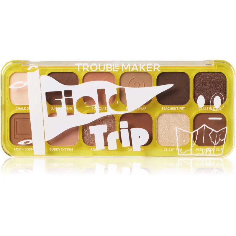 Trouble Maker Trouble paleta senčil za oči odtenek Field Trip 18 g