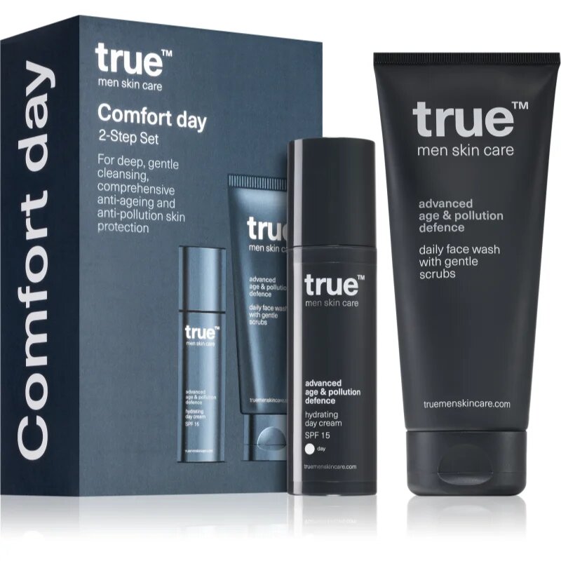 true men skin care Comfort Day set za nego obraza za moške 1 kos