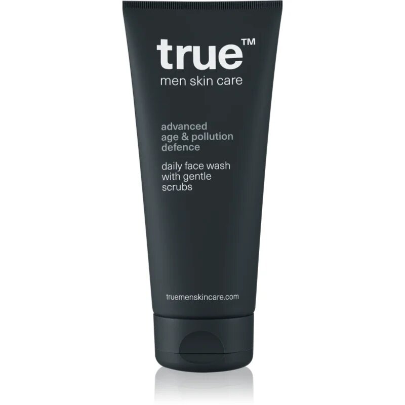 true men skin care Daily face wash with gentle scrubs eksfoliacijski čistilni gel za moške 200 ml