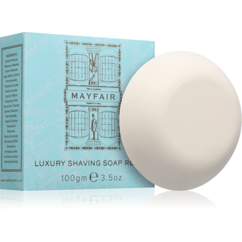 Truefitt & Hill Mayfair Shaving Soap milo za britje nadomestno polnilo 100 g