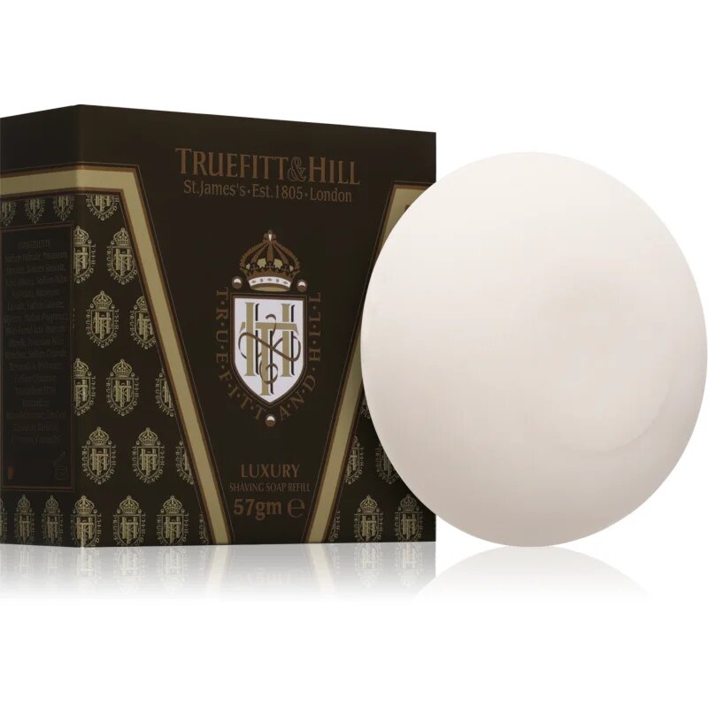 Truefitt & Hill St.James's Shaving Soap milo za britje nadomestno polnilo 57 g