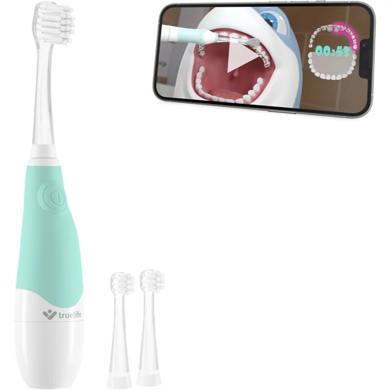 TrueLife SonicBrush Baby G baterijska zobna ščetka za otroke + 2 nadomestni glavi za otroke 1 kos
