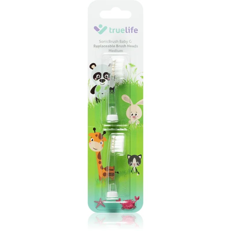 TrueLife SonicBrush Baby G Heads Medium nadomestne glave za zobno ščetko SonicBrush Baby G 2 kos