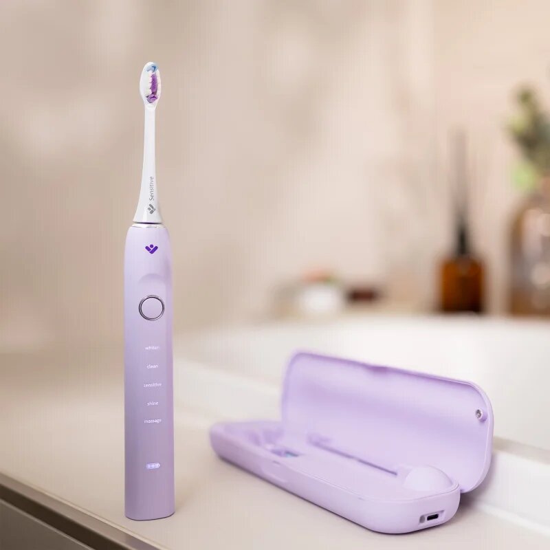 TrueLife SonicBrush Clean70 UV sonična zobna ščetka Lavender 1 kos