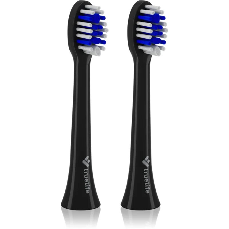 TrueLife SonicBrush Compact Heads Black Whiten nadomestne glave za zobno ščetko SonicBrush Compact / Duo 2 kos