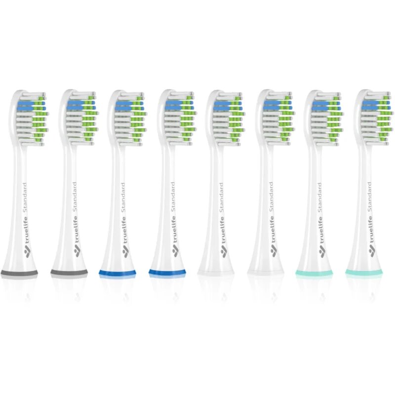 TrueLife SonicBrush UV Heads White Standard nadomestne glave za zobno ščetko SonicBrush UV GL UV 8 kos
