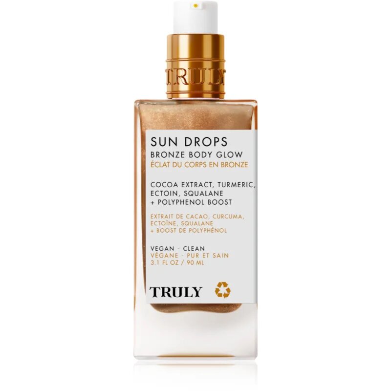 Truly Sun Drops bleščeče olje za bronziranje za telo 90 ml