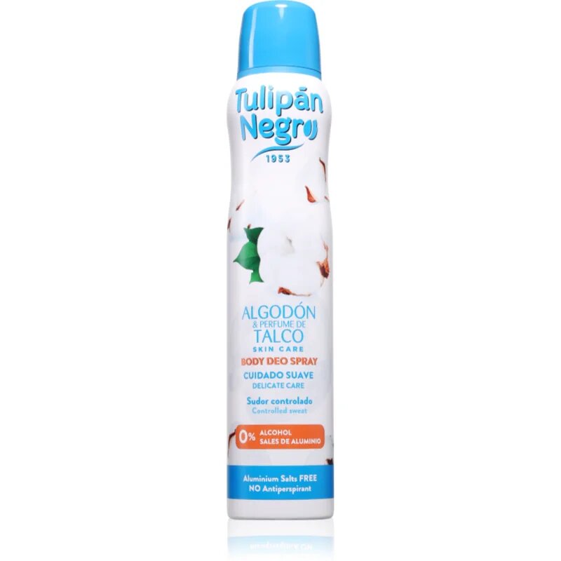 Tulipán Negro Algodon Y Talco dezodorant za ženske 200 ml