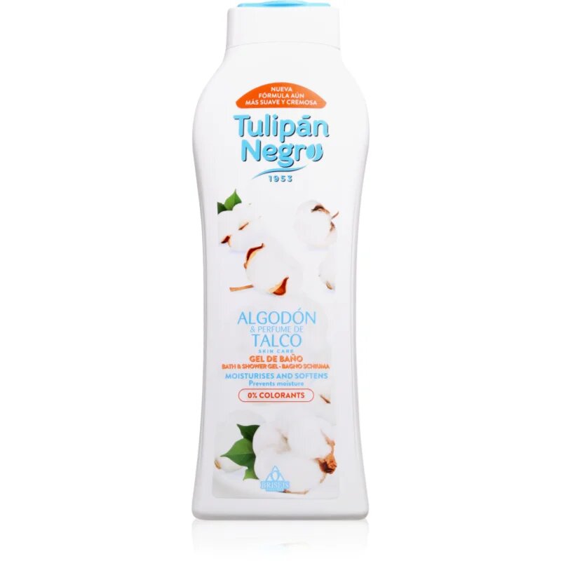 Tulipán Negro Algodon Y Talco gel za prhanje 650 ml