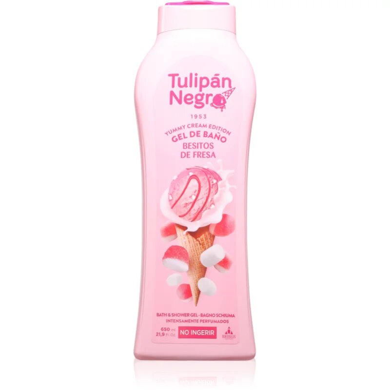 Tulipán Negro Besitos de Fresa gel za prhanje 650 ml
