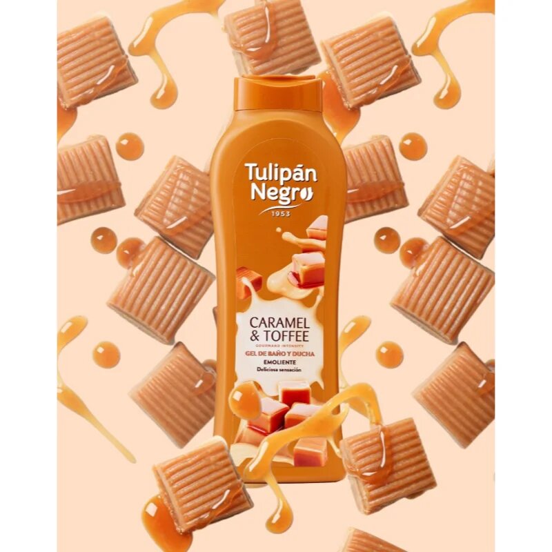 Tulipán Negro Caramel Toffee gel za prhanje 650 ml