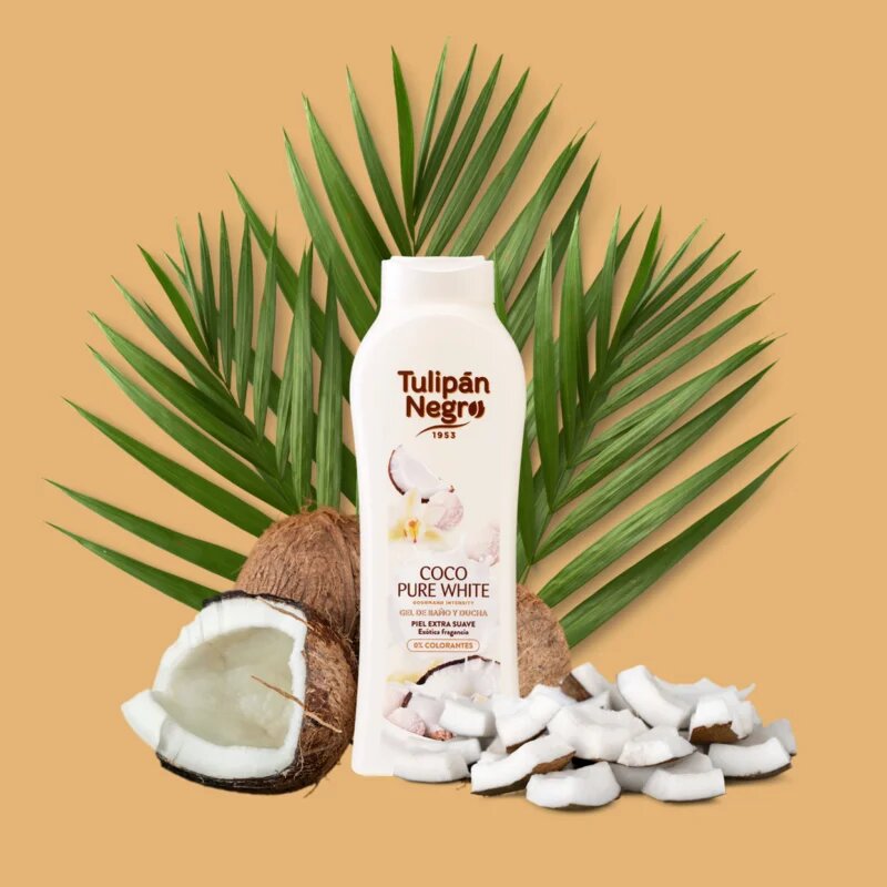 Tulipán Negro Coco Pure White gel za prhanje 650 ml