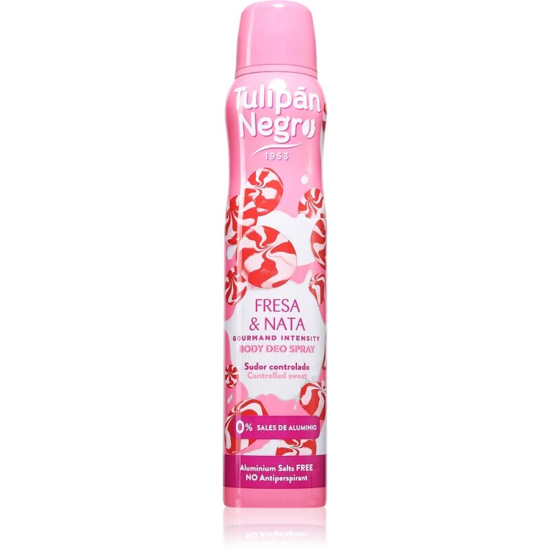 Tulipán Negro Fresa Y Nata dezodorant za ženske 200 ml