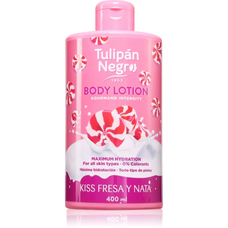 Tulipán Negro Kiss Fresa Y Nata losjon za telo 400 ml