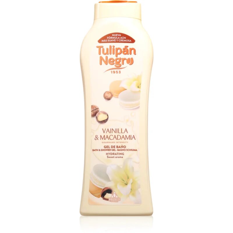 Tulipán Negro Vanilla Y Macadamia gel za prhanje 650 ml