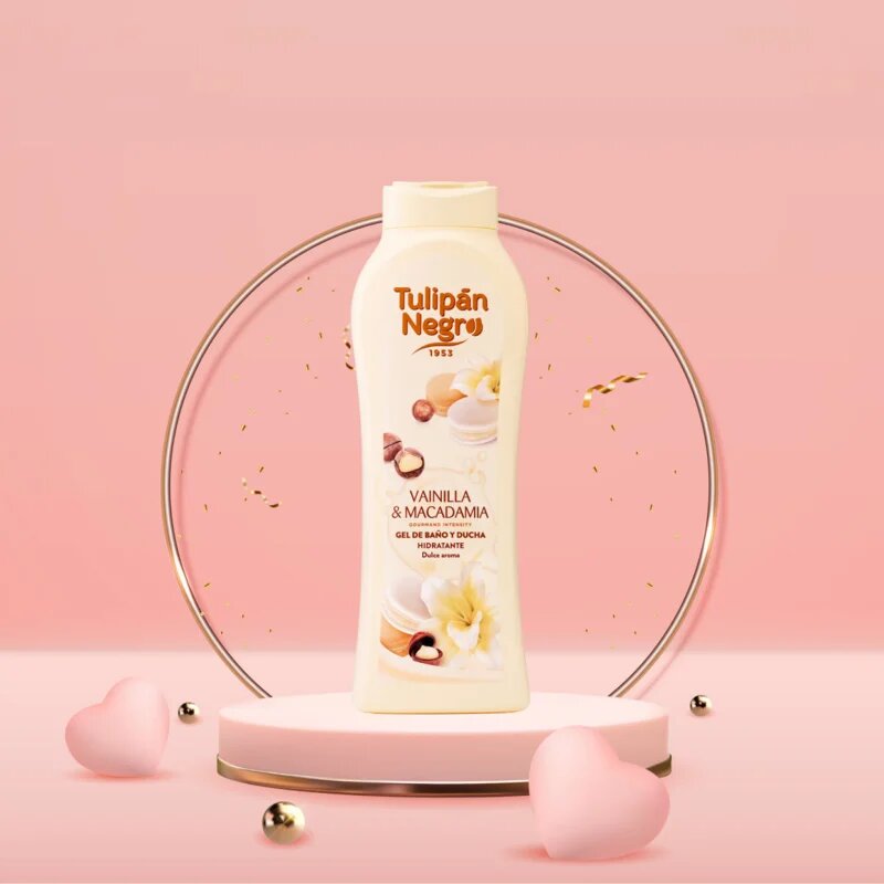 Tulipán Negro Vanilla Y Macadamia gel za prhanje 650 ml