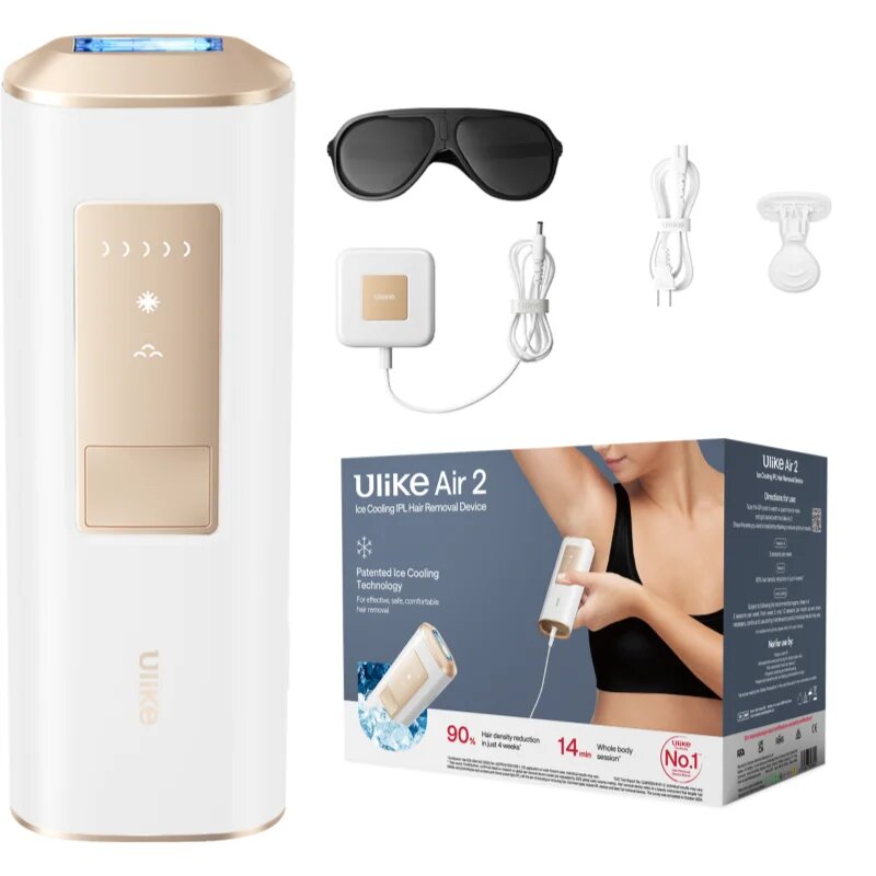 Ulike Air 2 IPL epilator za telo obraz predel bikinija in pazduhe Star White 1 kos