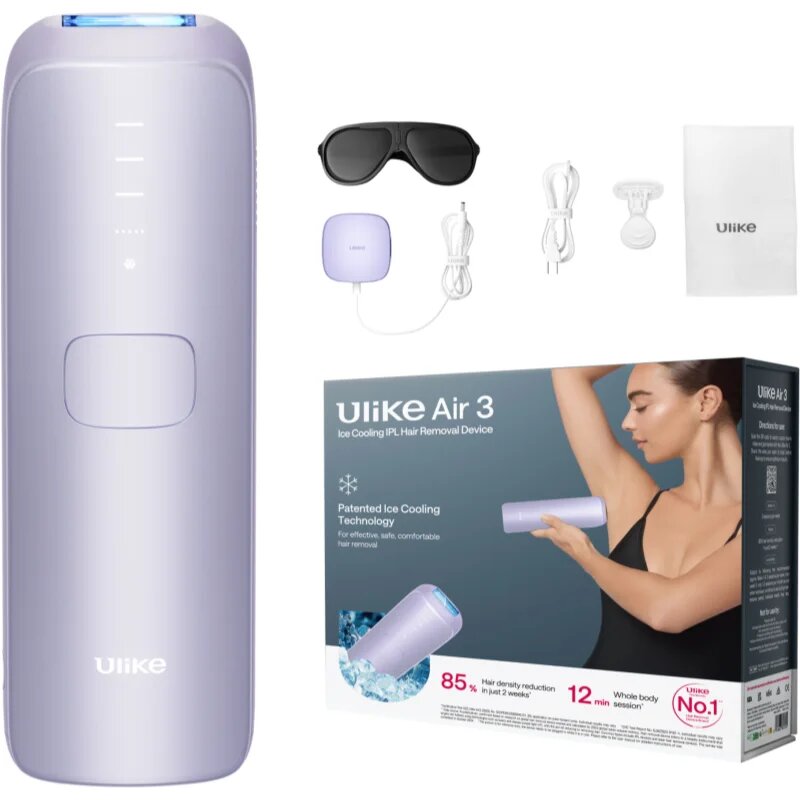 Ulike Air 3 IPL epilator za telo obraz predel bikinija in pazduhe Levander Purple 1 kos
