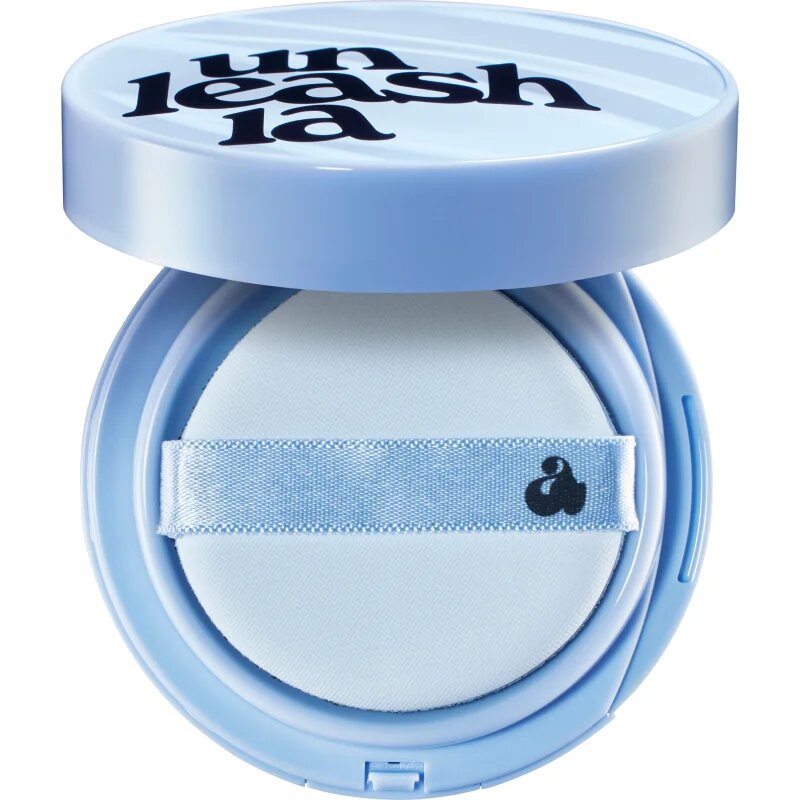 Unleashia Babe Skin Baby Blue Cushion dolgoobstojni tekoči puder v gobici SPF 40 odtenek 23W Jolly 15 g
