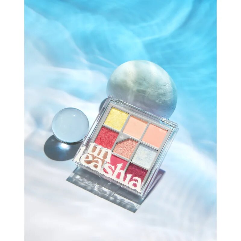 Unleashia Glitterpedia Eye Palette paleta senčil za oči odtenek No.7 All of Peach Ade 6.2 g