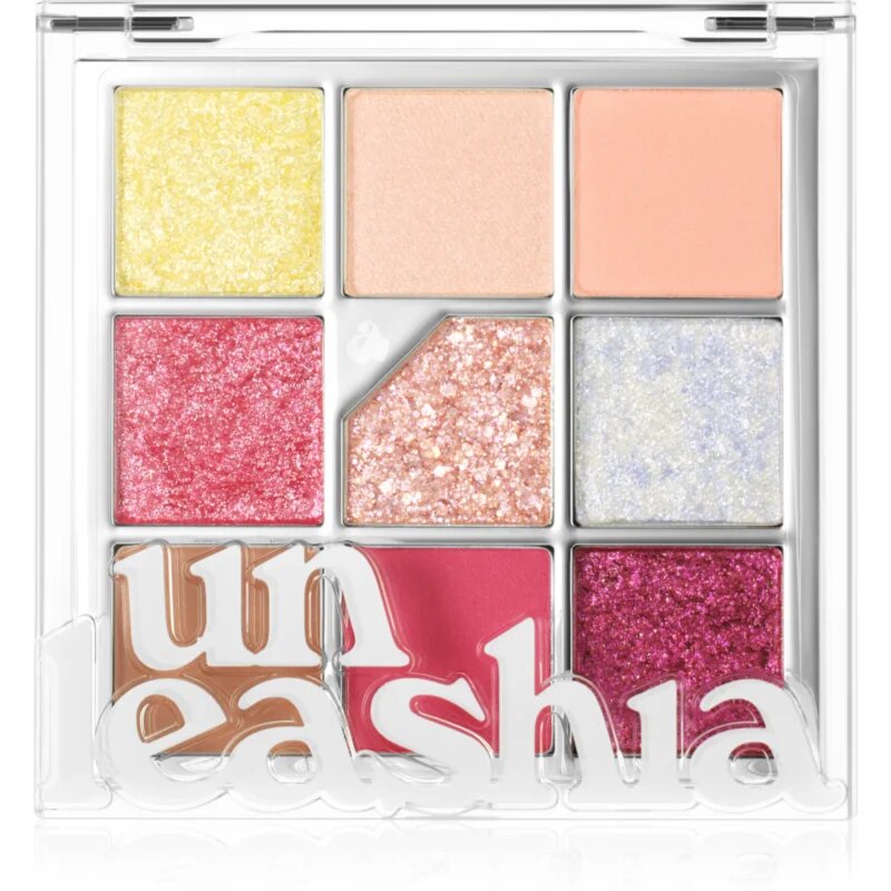 Unleashia Glitterpedia Eye Palette paleta senčil za oči odtenek No.7 All of Peach Ade 6.2 g