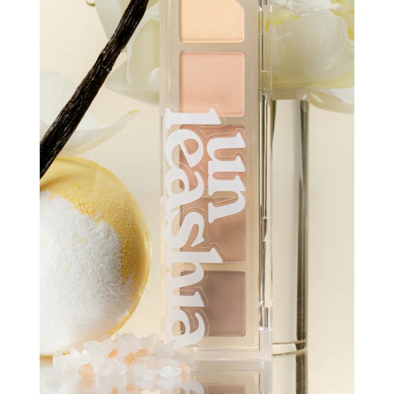 Unleashia Mood Shower Eye Palette paleta senčil za oči odtenek NO.1 Vanilla Shower 1 kos