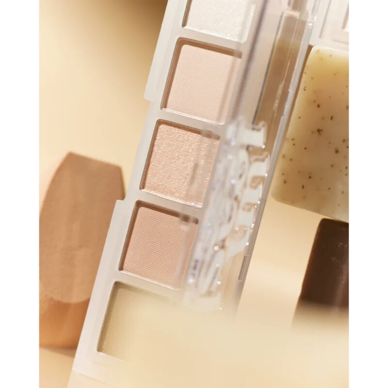 Unleashia Mood Shower Eye Palette paleta senčil za oči odtenek NO.3 Nude Shower 1 kos
