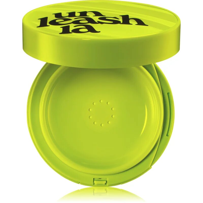 Unleashia Satin Wear Healthy Green Cushion dolgoobstojni tekoči puder v gobici SPF 30 odtenek 18C Seashell 15 g