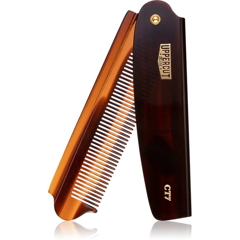 Uppercut Deluxe Flip Comb Tortoise CT7 glavnik za lase 1 kos