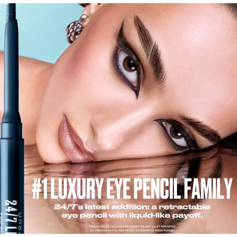 Urban Decay 24/7 Liquid Stick vodoodporni svinčnik za oči z visoko pigmentacijo s čopičem odtenek Dirty Martini 15 g