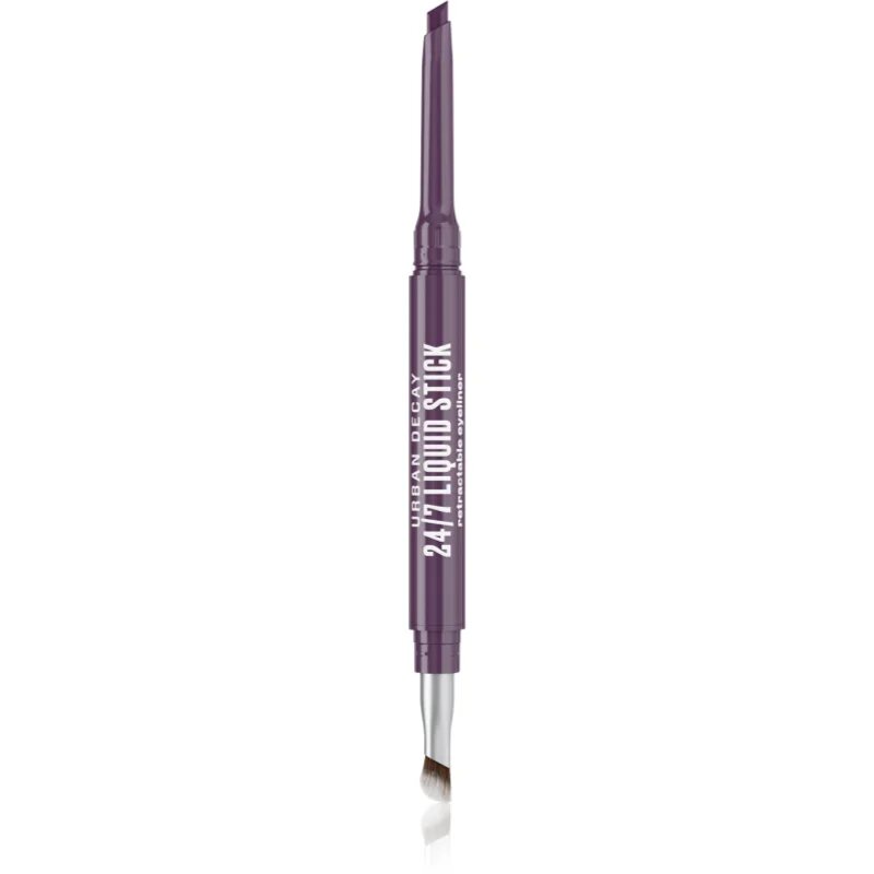 Urban Decay 24/7 Liquid Stick vodoodporni svinčnik za oči z visoko pigmentacijo s čopičem odtenek Fluid Fig 15 g