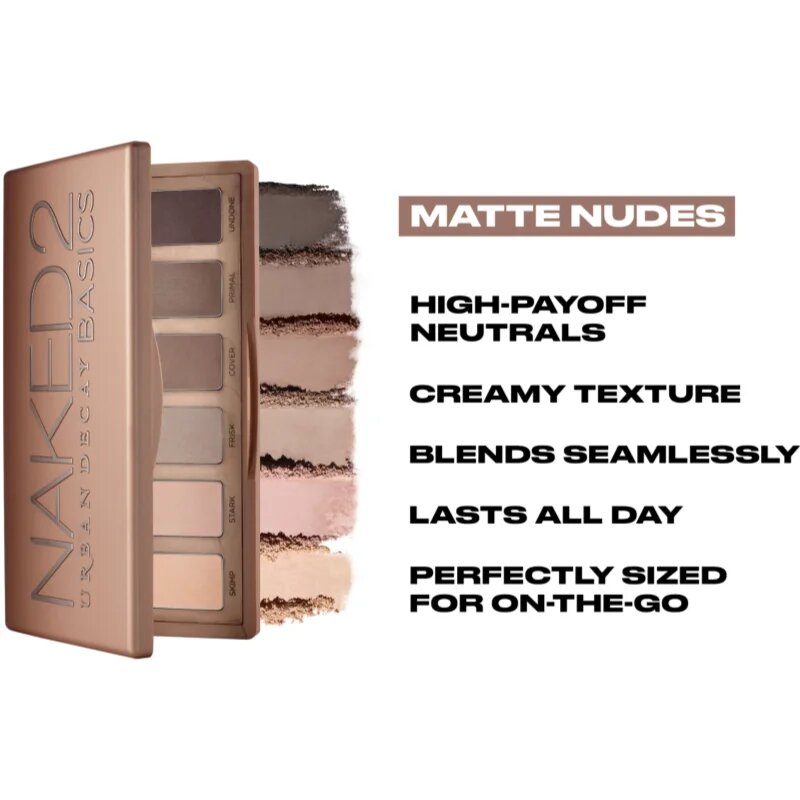 Urban Decay Naked2 Basics paleta senčil za oči 6 x 1.3 g