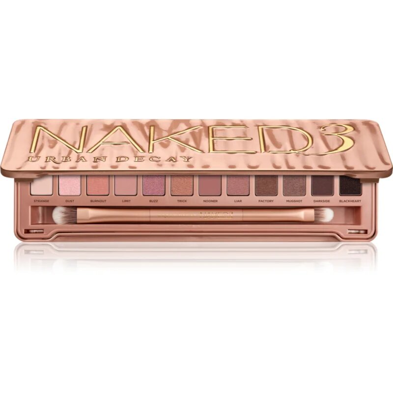 Urban Decay Naked3 paleta senčil za oči s čopičem 12x13 g