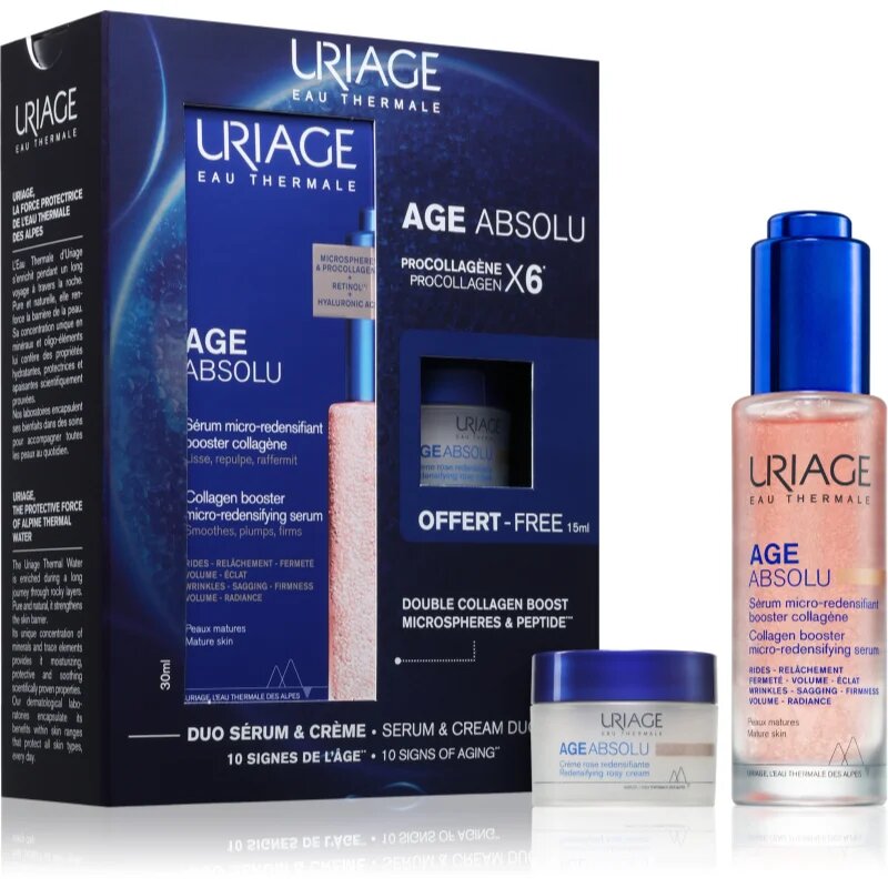 Uriage Age Absolu Serum & Cream Duo set za nego obraza